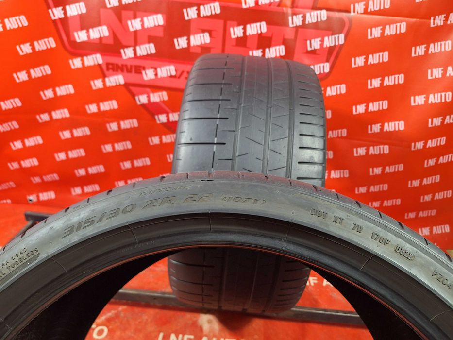 Anvelope de VARA - 315/30/22 - PIRELLI CORSA - 5.7 MM - DOT 2022 !