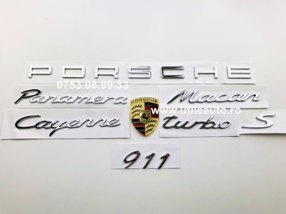 Emblema Porsche Panamera Cayenne Macan Turbo S 911
