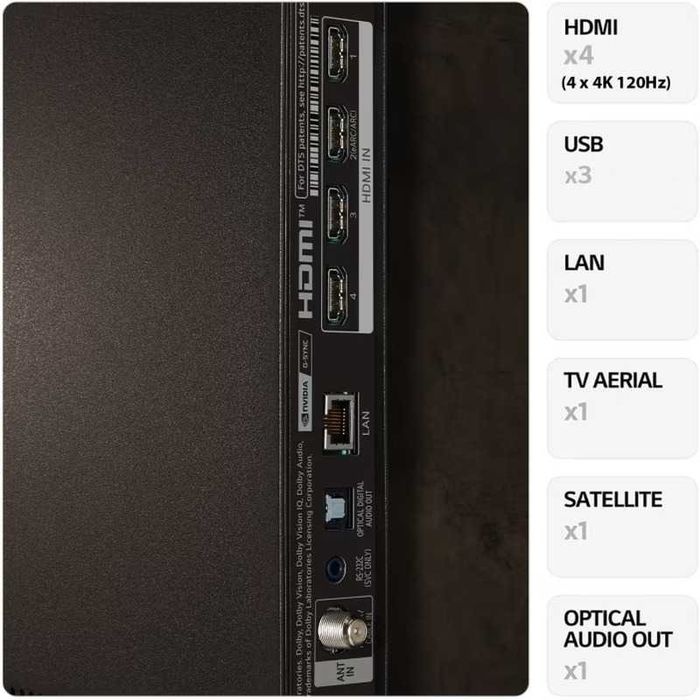 Televizor Smart TV LG OLED evo 55C41LA 139 cm 4K Ultra HD 100Hz PS5 garantie 2 ani