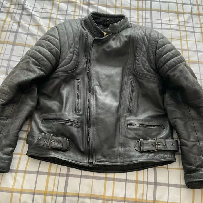 Мото яке JTS кожа кожено яке за мотор 58 обувки ботуши alpinestar 45