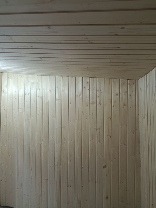 Обшивка бани вагонкой