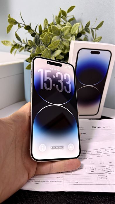 iPhone 14 Pro Max Silver - cutie+factura