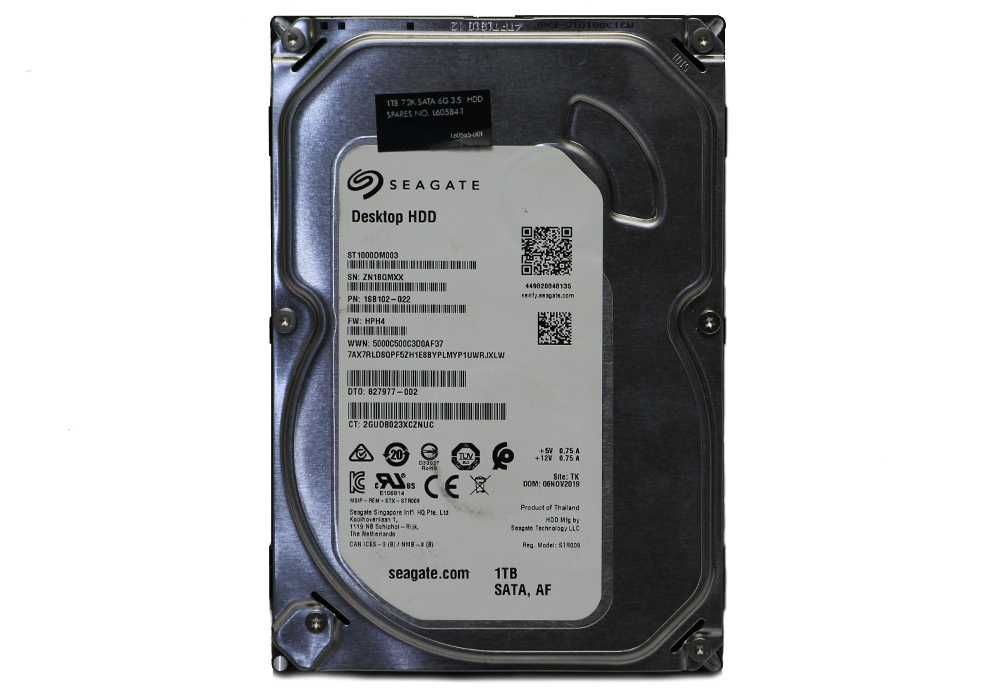 Жесткий диск HDD 1 Tb SATA 3.5 Seagate