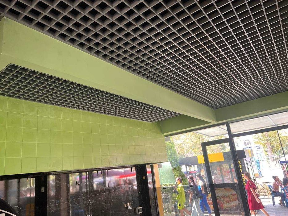 Грильято потолок | Грилято | сеточный потолок | клеточный | Grilyato |