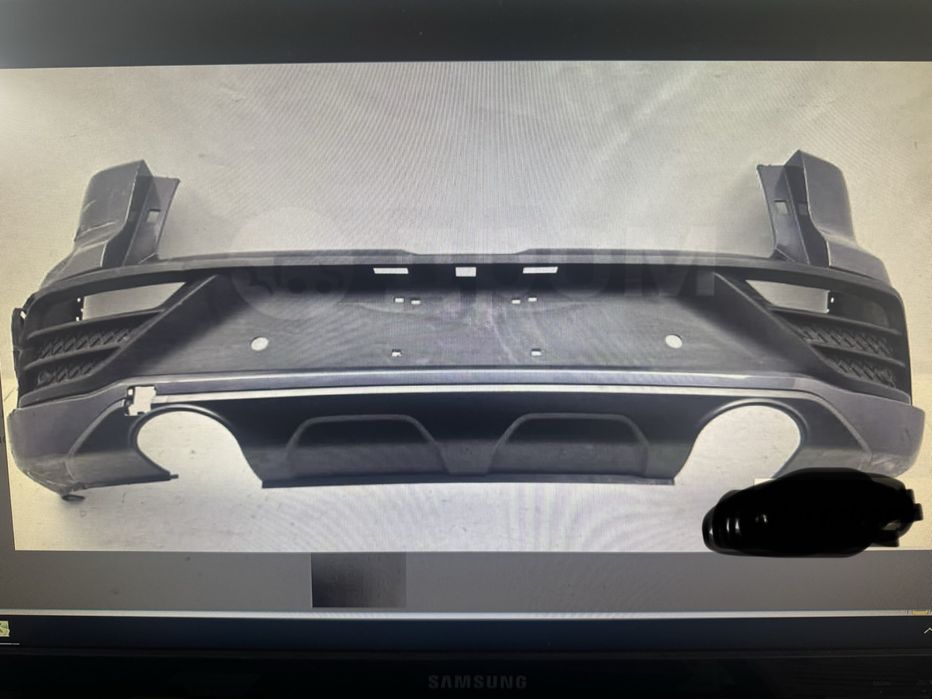 задний бампер JAC JS6         всборе под окрас  Костанай