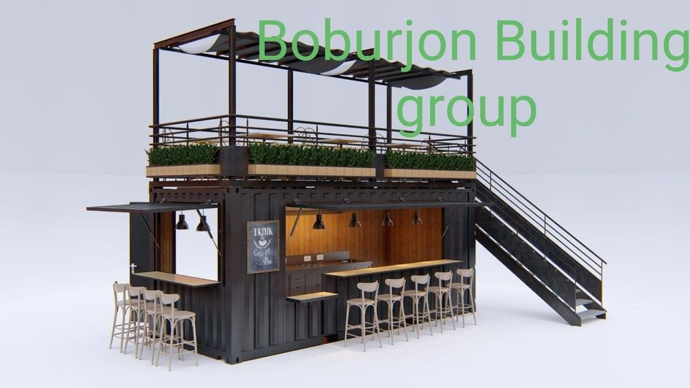 Контаинердан офис, дўкон, уй ясимиз