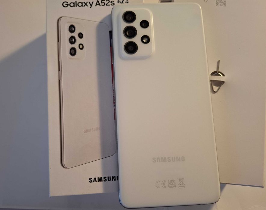Samsung Galaxy A52s 5G Alb impecabil - tipla