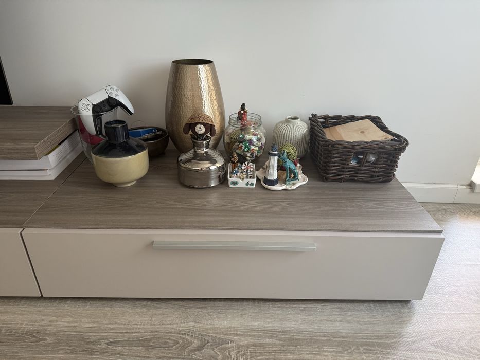 Set mobilier living gri doua nuante