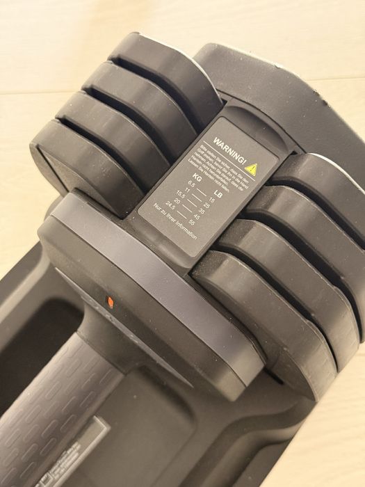 Gantera reglabilă 6,5–24,5 kg (55 lb) cu suport – reglare rapidă