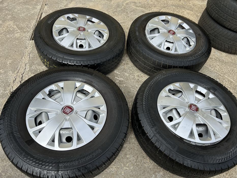 5x130 16 ски за fiat ducato 215 75 16c 4 сезони гумим