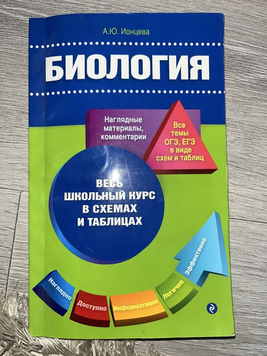 Книга по биологии А.Ю. Ионцева