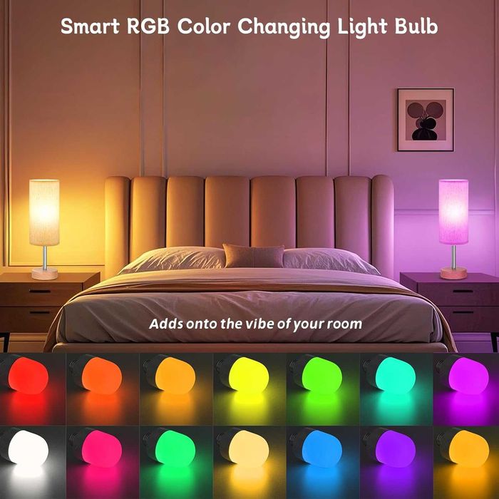 USB акумулаторна крушка с дистанционно управление, 12 цвята, 5w