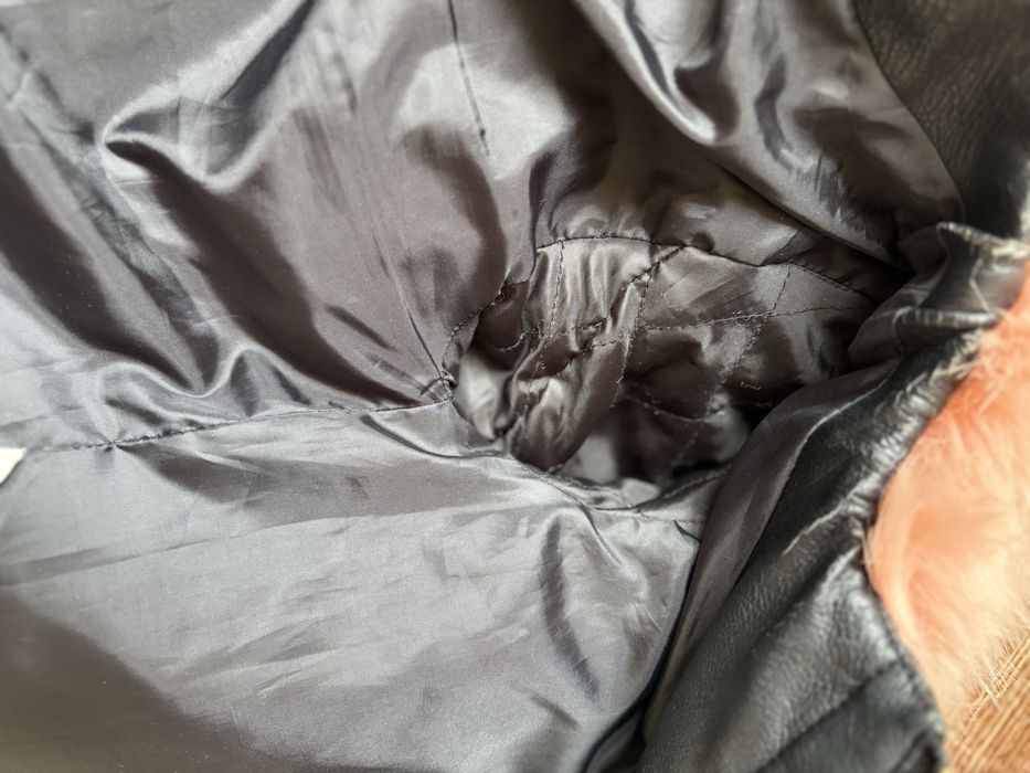 Кожено яке с пух