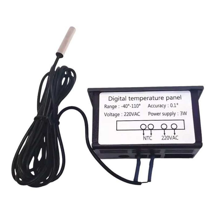 Термометър от -40 до 110°C , Сонда тип NTC 100 cm, 230VAC, 4265