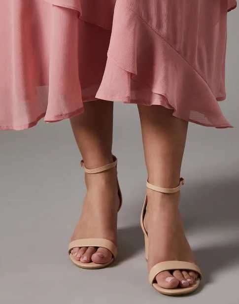 COAST Сандали Thelma с каишка за глезена и среден ток