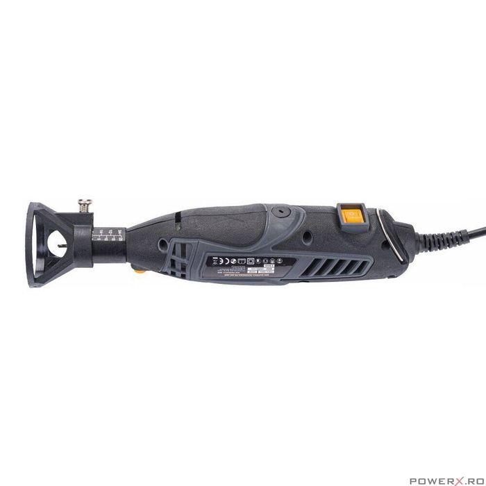 Set mini polizor drept, 250 W, 100 accesorii incluse, Powermat