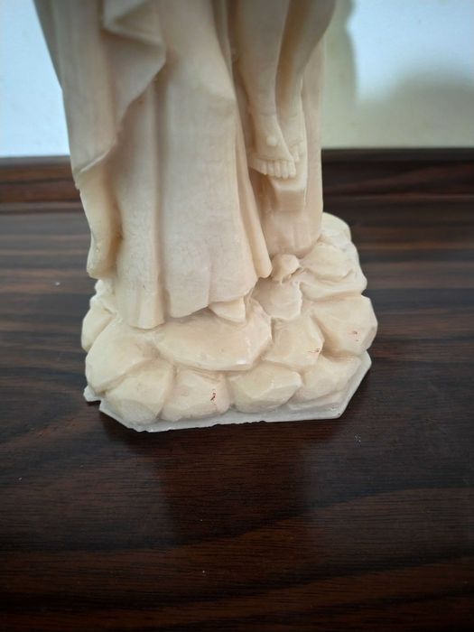 Страхотна Статуетка-Разпятие От Алабастър