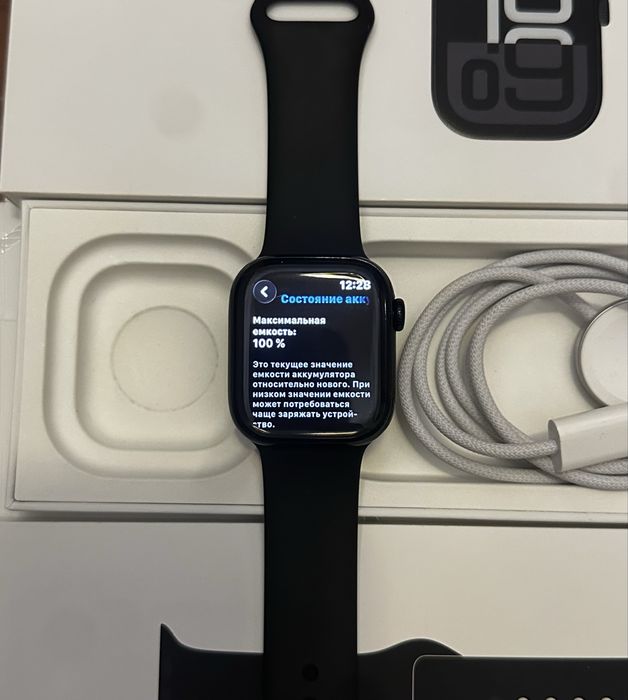 Apple watch 10/42 100% Jet Black