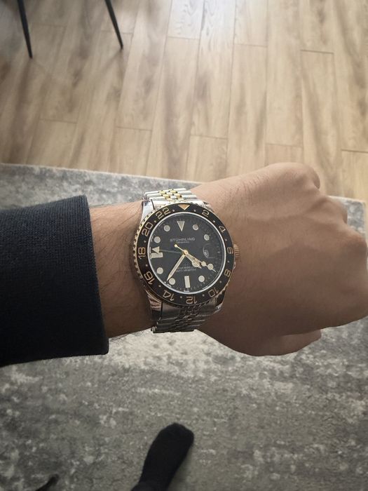 Ceas Stuhrling 3965.3 Aquadiver GM + G-Shock GA-110-1A