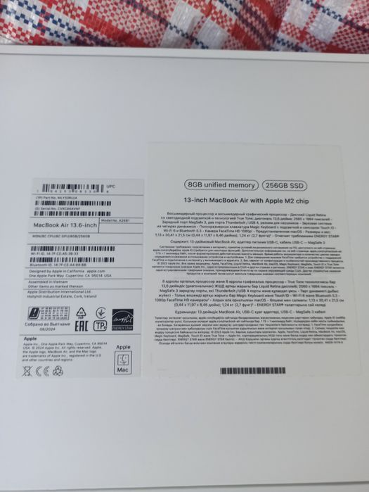 Apple MacBook Air 13.6" M2 8GB/256GB