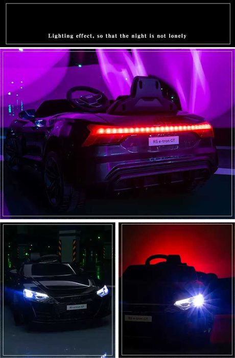 Акумулаторен джип AUDI RS E-TRON GT  Licensed 12V батерия,MP3