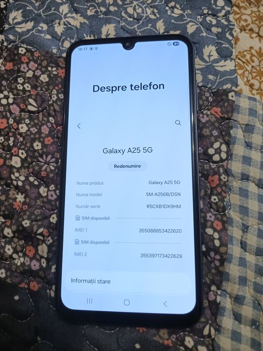 Samsung Galaxy A53 5G,A25 5G și A55  5G
