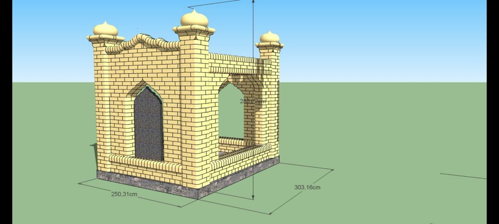 Мазары, памятники