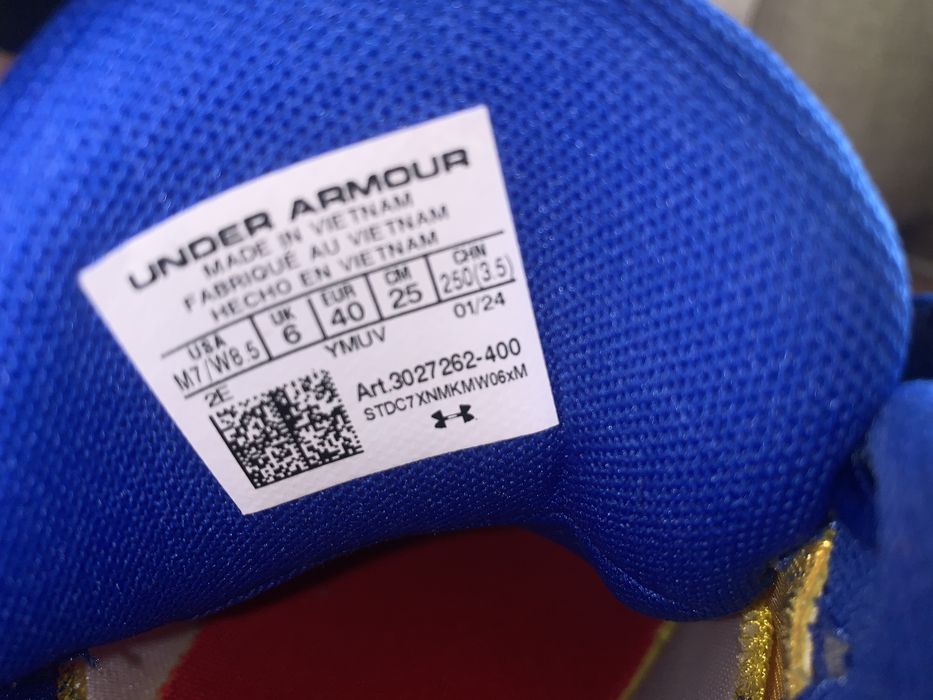 Баскетбольные кроссовки curry under armour splash 24