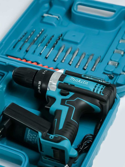 Аккумуляторный набор, шуруповерт, 24 инструментов