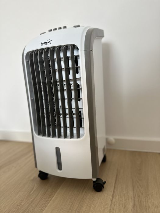 Racitor de aer / ventilator cu rezervor de apa de 3 litri, 3 viteze, insertie de evaporator, rulabil pe roti, 80 W