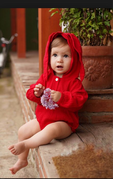 (Nou Handmade RO) Body muselina rosie/diverse culori marime:74