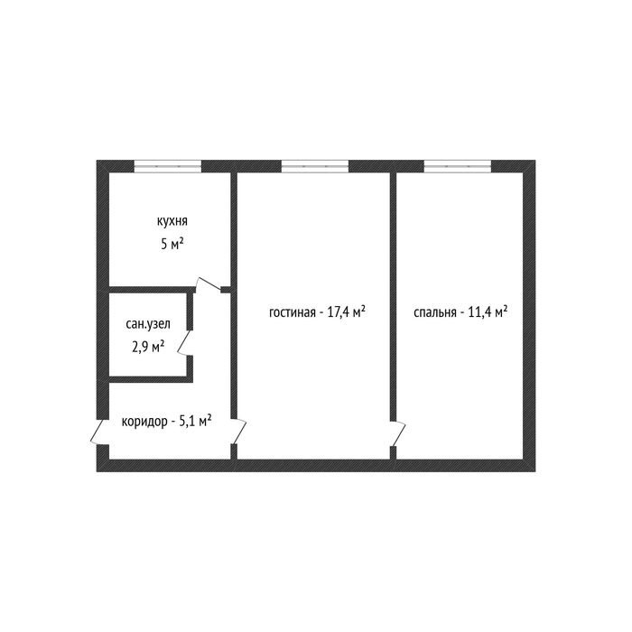 Продам 2-комнатную квартиру на 1-м этаже РЕСПУБЛИКА (МЕДТЕХНИКА)