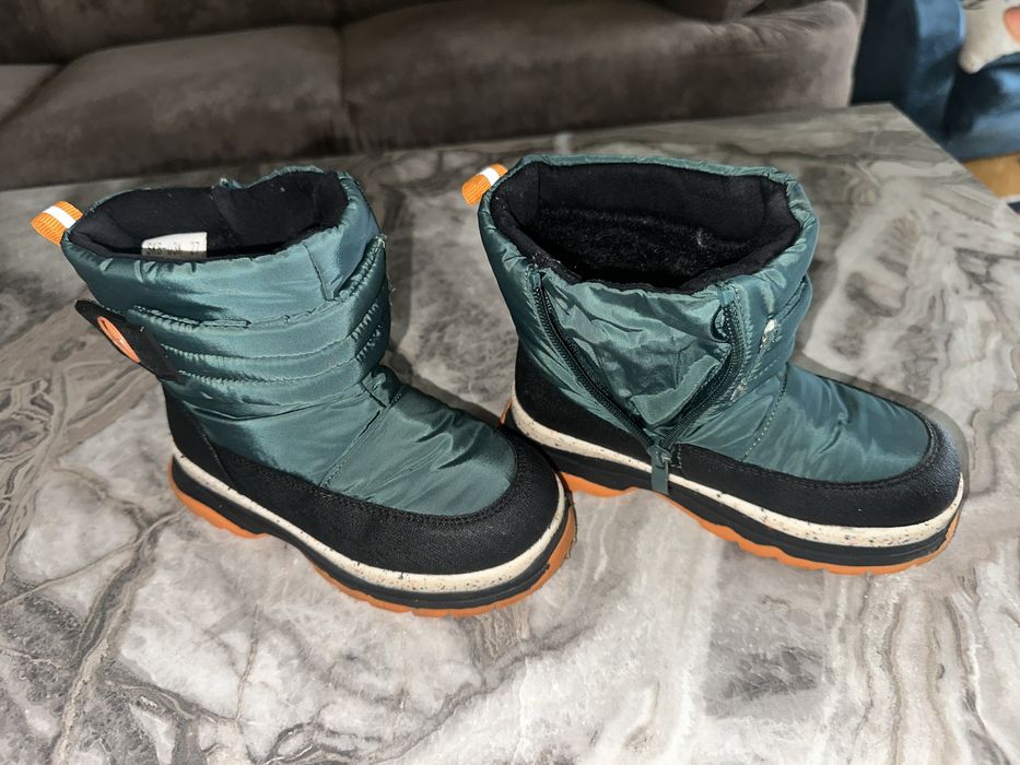 Зимние дутики детские с мехом