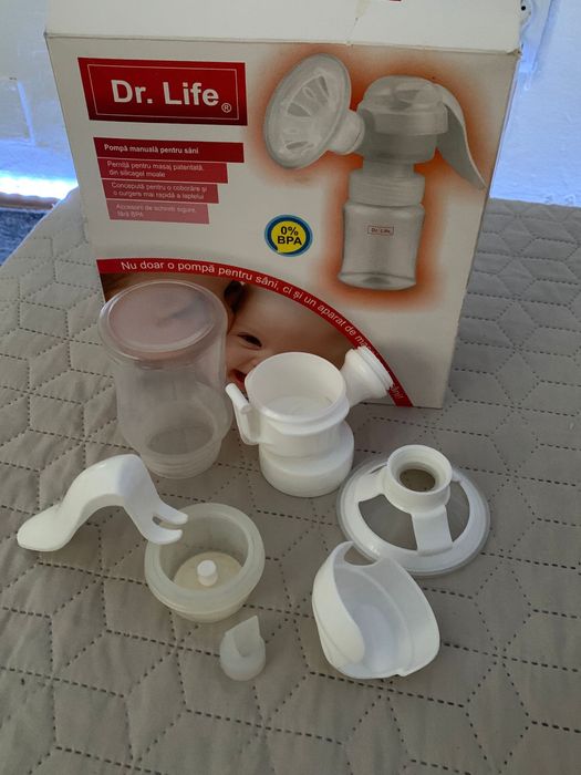 Patut de bebe si doua pompe de san