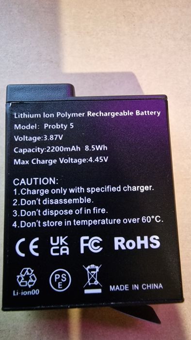 Зарядно + батерии за DJI osmo action 5, 4 и 3