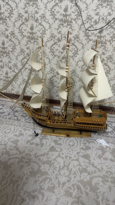 Карабль ручная работа,сувенир