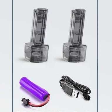 Детски воден пистолет Glock, Електрически, Автоматичен, Зелен