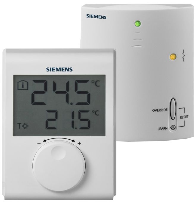 Termostat wireless Siemens RDH100RF, Nou nout