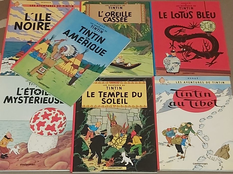 Carti vintage Les Aventures de TinTin