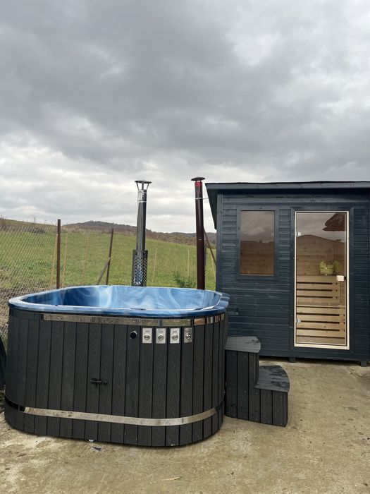 Ciubar din acril si sauna