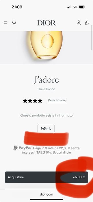 Оригинален Dior J’adore Rose De Grasse душ-масло, 200 ml