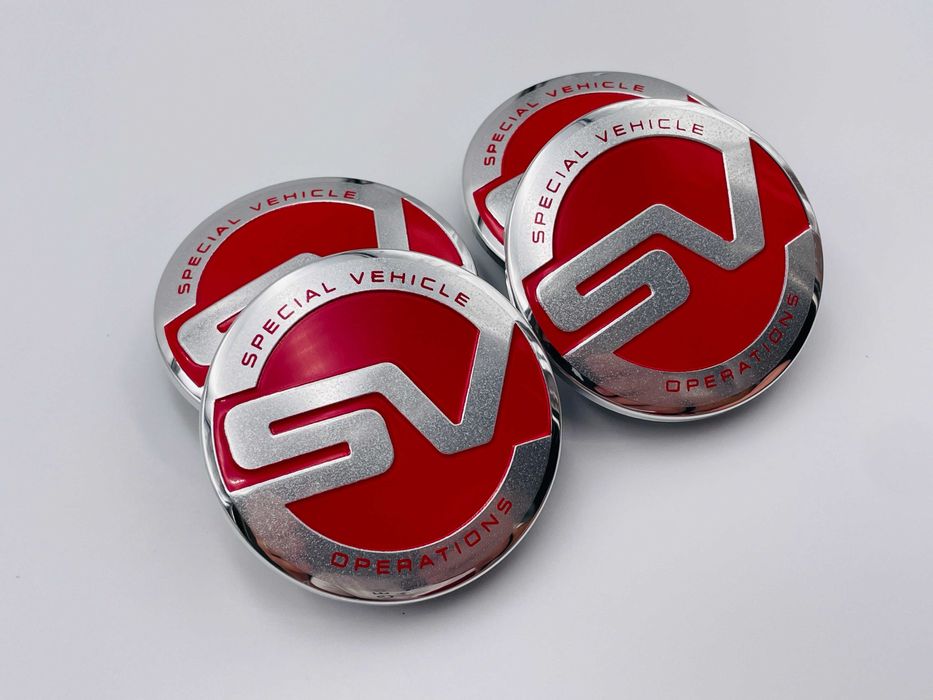 Set Capace janta compatibil Range Rover/Land Rover SV rosu