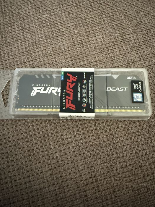 Kingston FURY Beast Black 32GB DDR4 3200MHz KF432C16BB/32