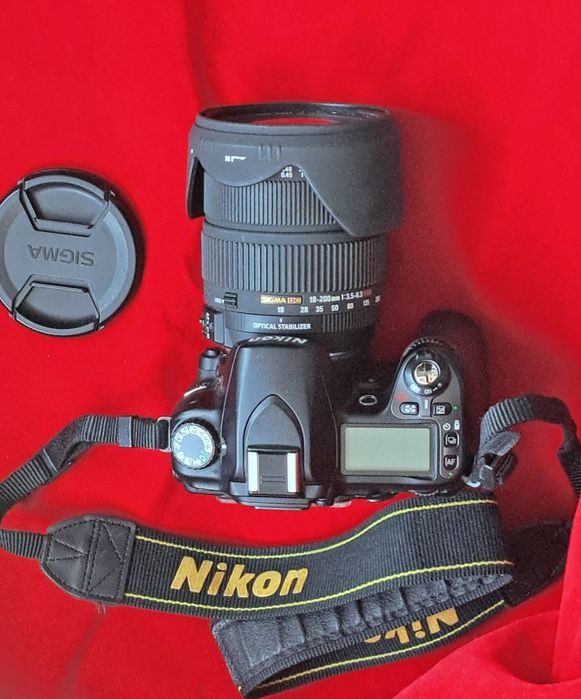 Фотоаппарат Nikon D80, Sigma zoom 18-200
