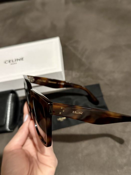 Ochelari de soare CELINE Square CL 40055I Tortoise/Havana