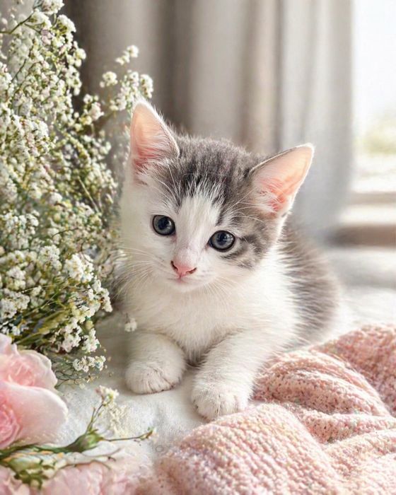 Котенок девочка в хорошие руки