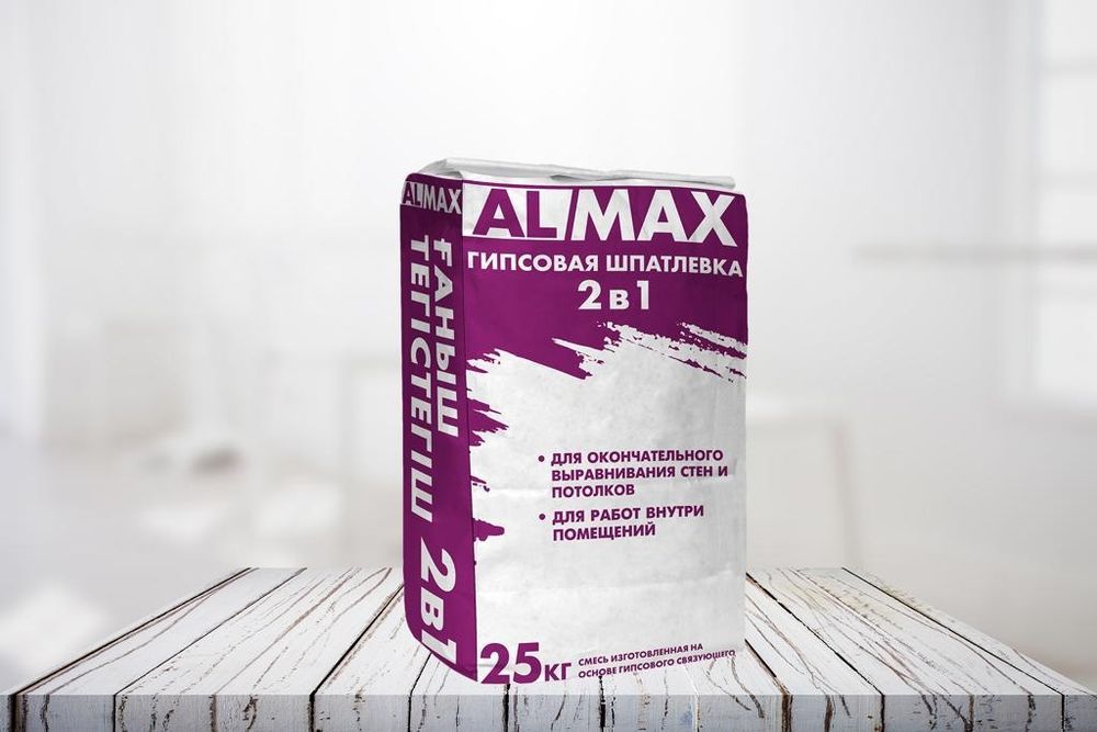 Шпатлевка Алмакс 2в1