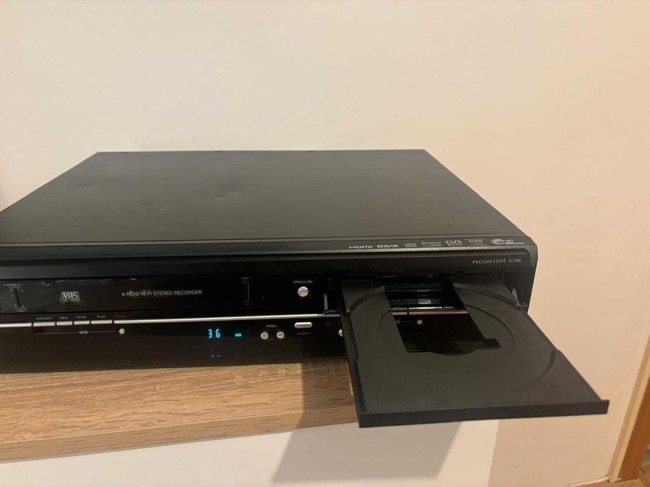 Dvd Combo Vhs - Funai WD6D-M100 - HDMI - functional! VCR - VCP