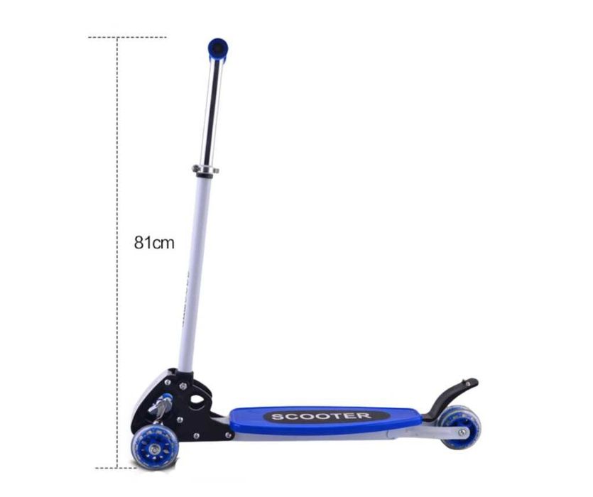 Детски скутер - регулиране на височината и светещи колелета scooter3