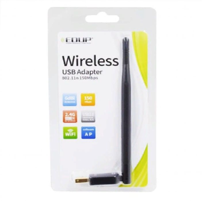 Wi-Fi USB адаптер EDUP EP-N8553, 150Mbps